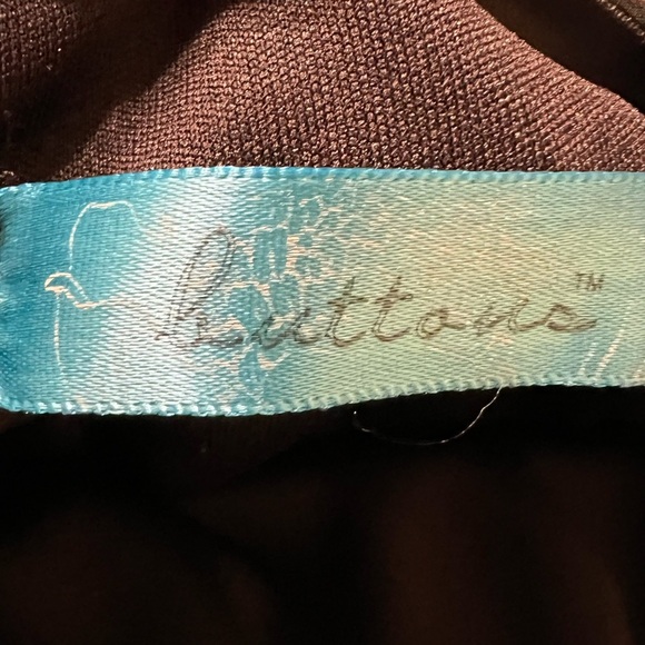 Buttons Green and Black zigzag mini dress. Size small - Picture 7 of 8